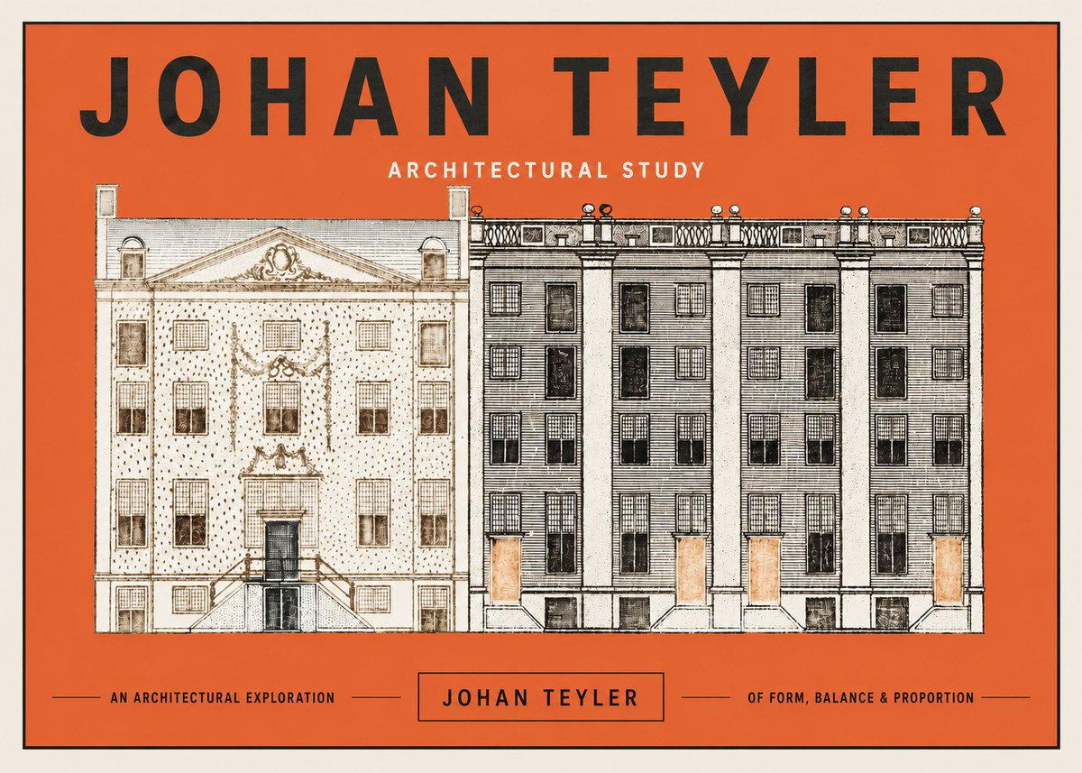 Johan Teyler Architectural Study IV No2 - Póster
