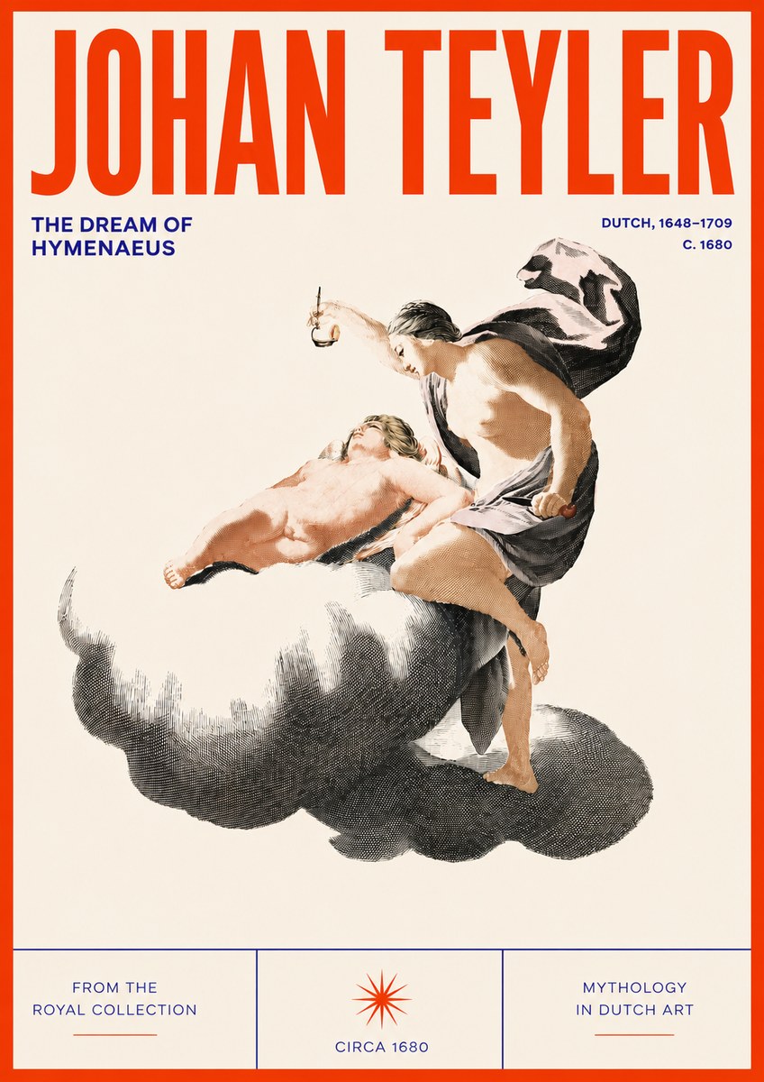 Johan Teyler The Dream of Hymenaeus No5 - Póster