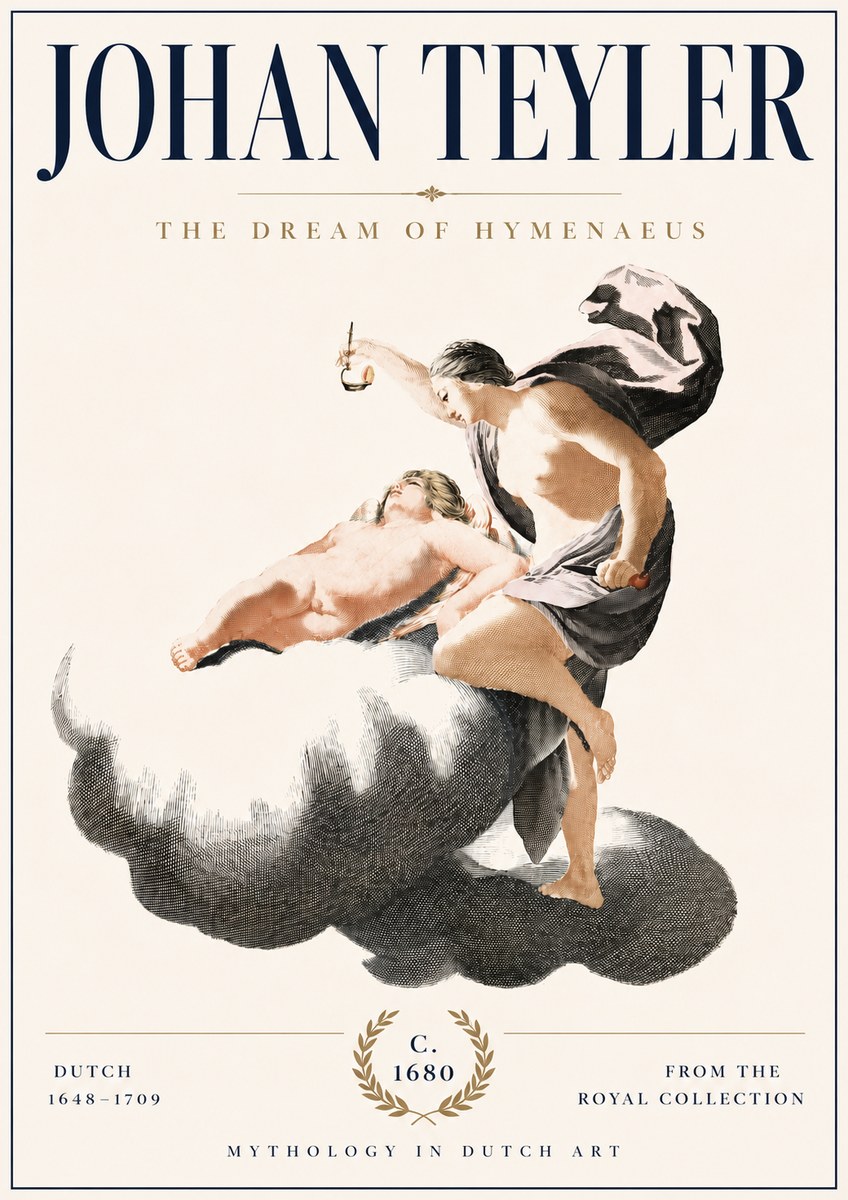 Johan Teyler The Dream of Hymenaeus No6 - Póster