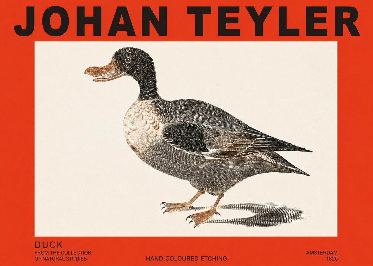 Johan Teyler Duck I No2 - Póster