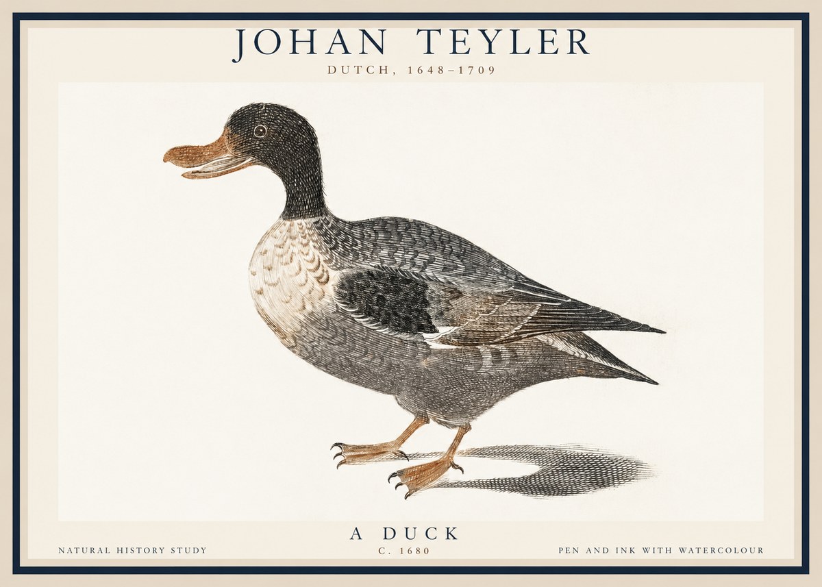 Johan Teyler Duck I No6 - Póster