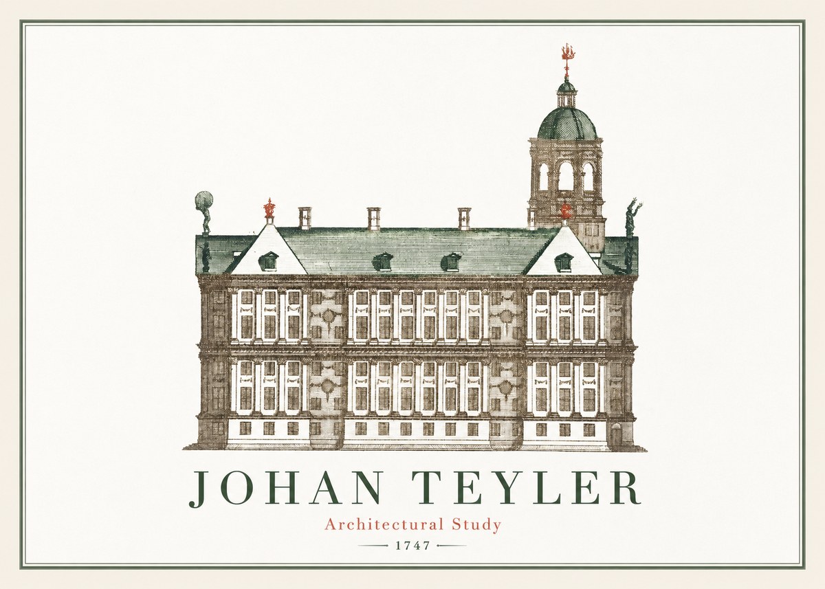 Johan Teyler Architectural Study V No2 - Póster