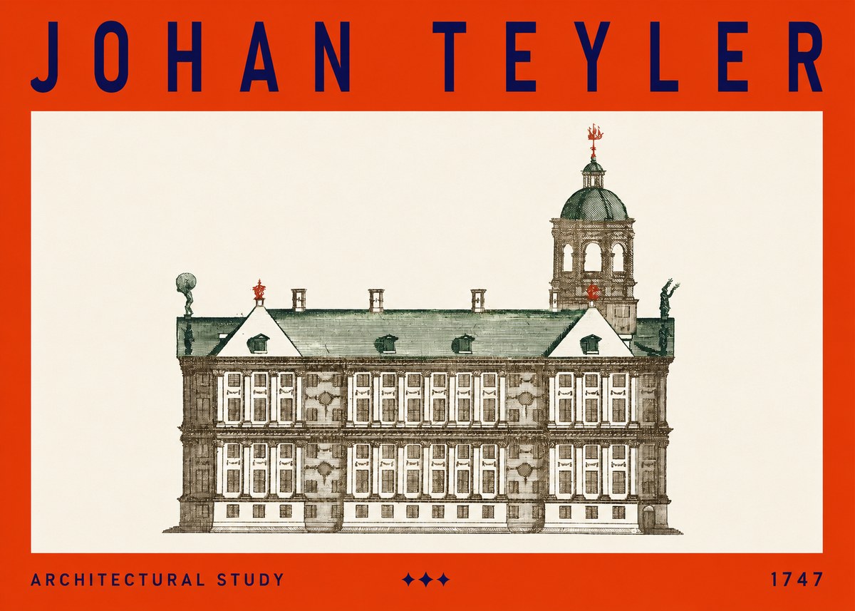 Johan Teyler Architectural Study V No3 - Póster