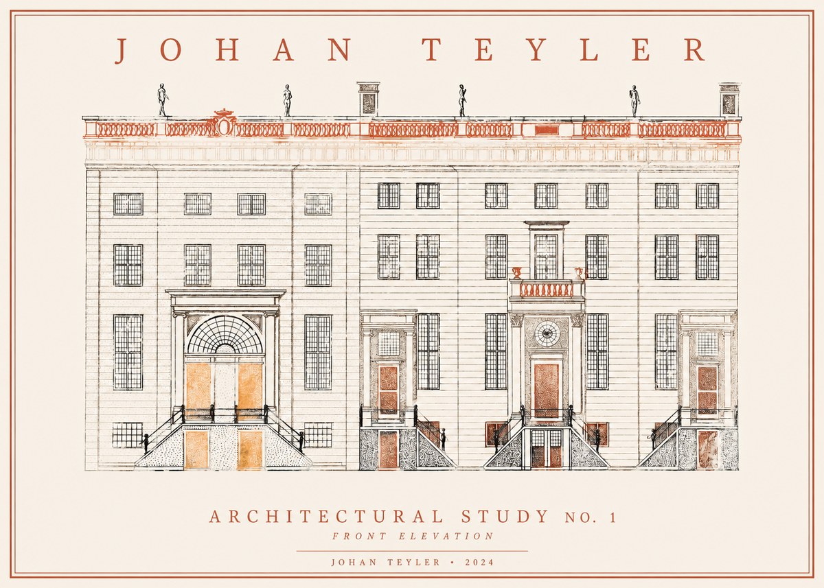 Johan Teyler Architectural Study VI No2 - Póster