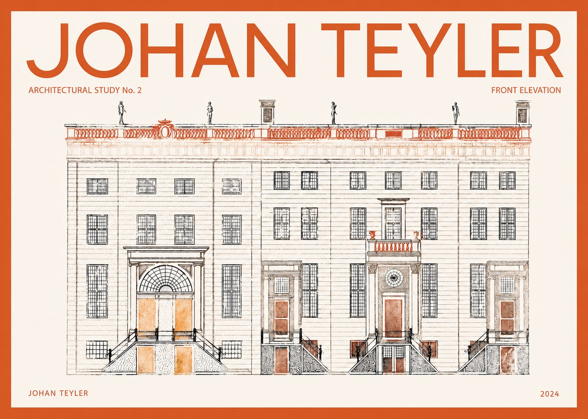 Johan Teyler Architectural Study VI No3 - Póster