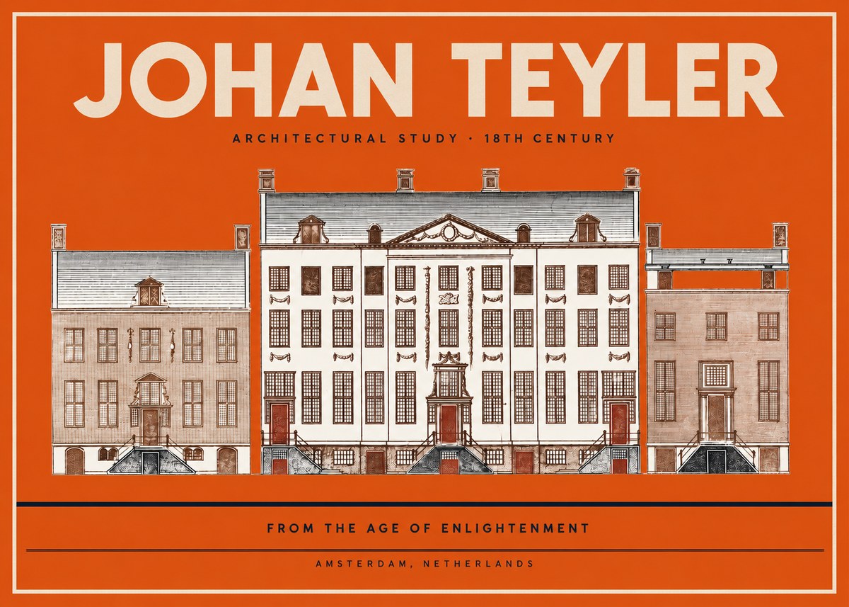 Johan Teyler Architectural Study VII No2 - Póster