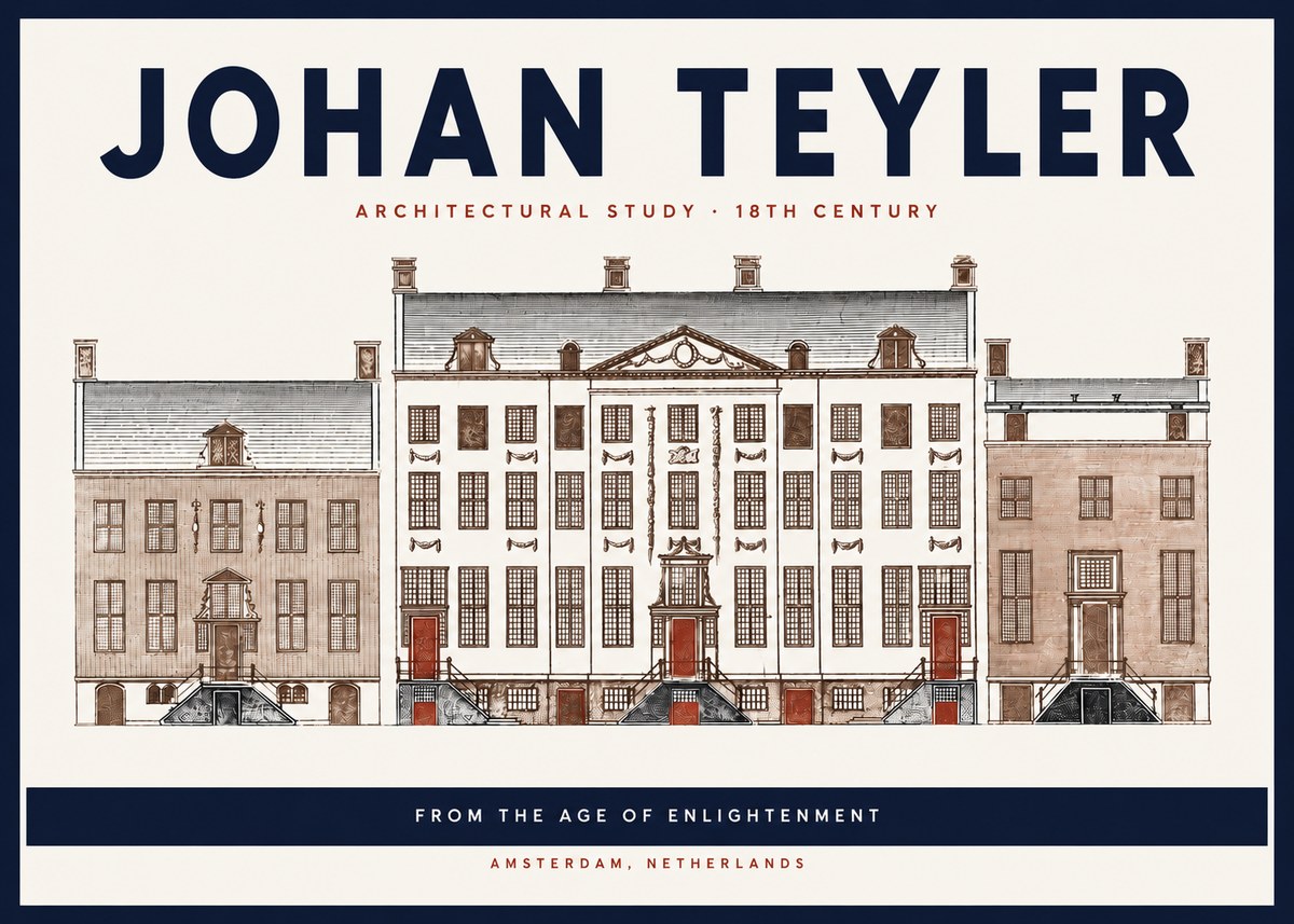 Johan Teyler Architectural Study VII No3 - Póster
