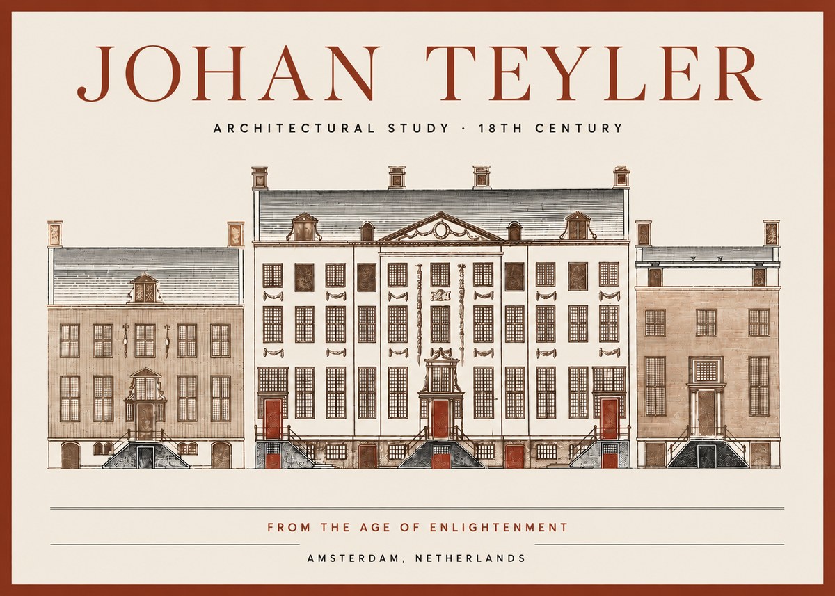 Johan Teyler Architectural Study VII No4 - Póster