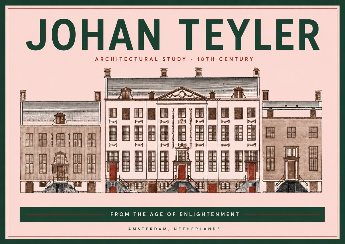 Johan Teyler Architectural Study VII No5 - Póster