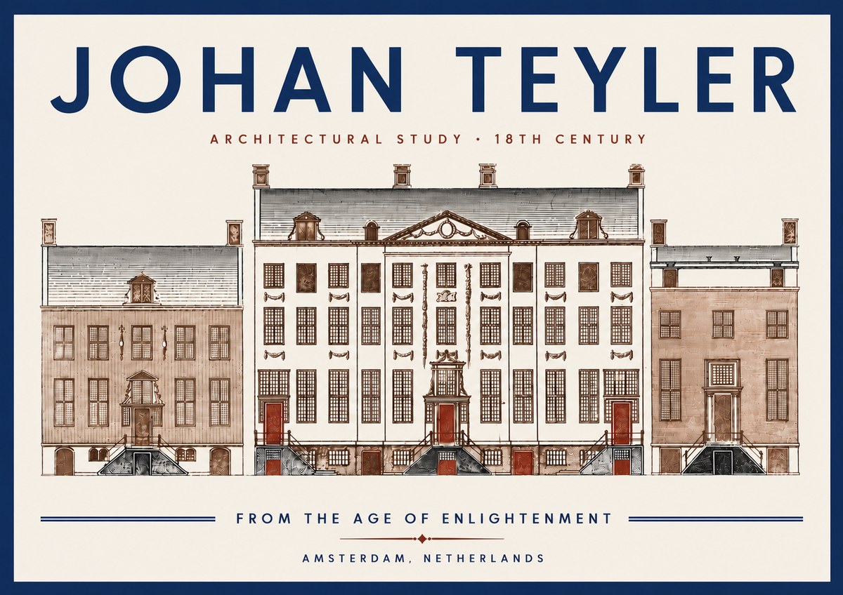Johan Teyler Architectural Study VII No6 - Póster