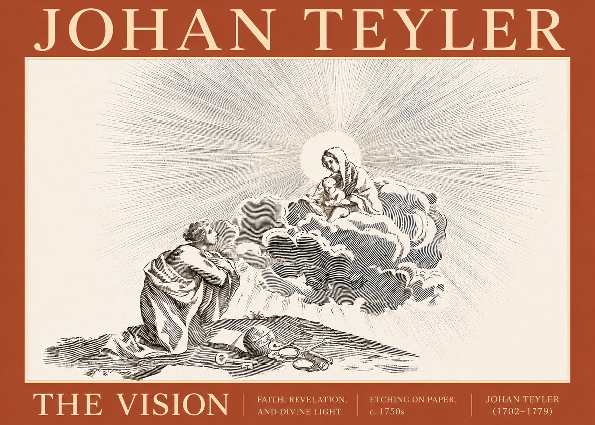 Johan Teyler The Vision No4 - Póster