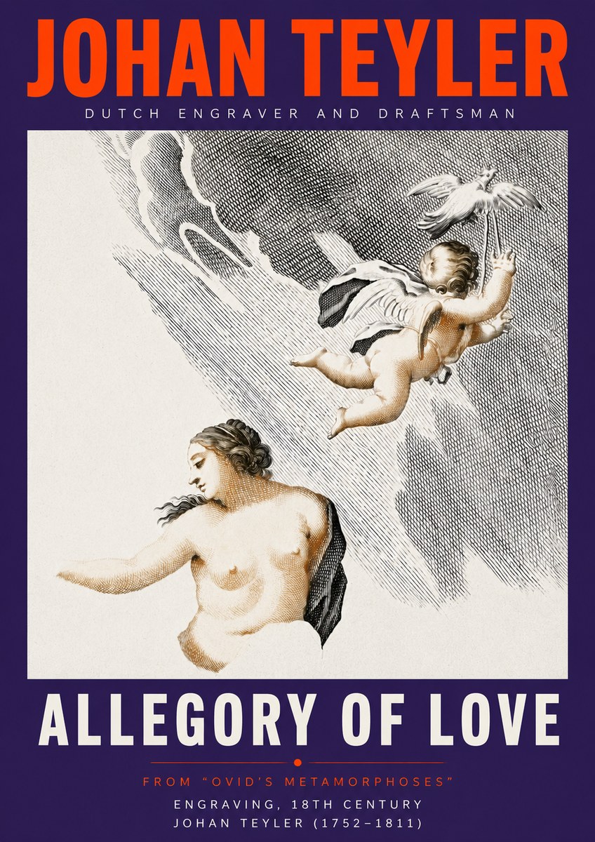 Johan Teyler Allegory of Love No5 - Póster