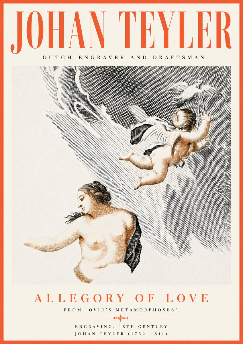 Johan Teyler Allegory of Love No6 - Póster