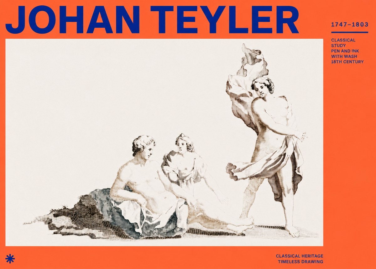 Johan Teyler Classical Study I No2 - Póster