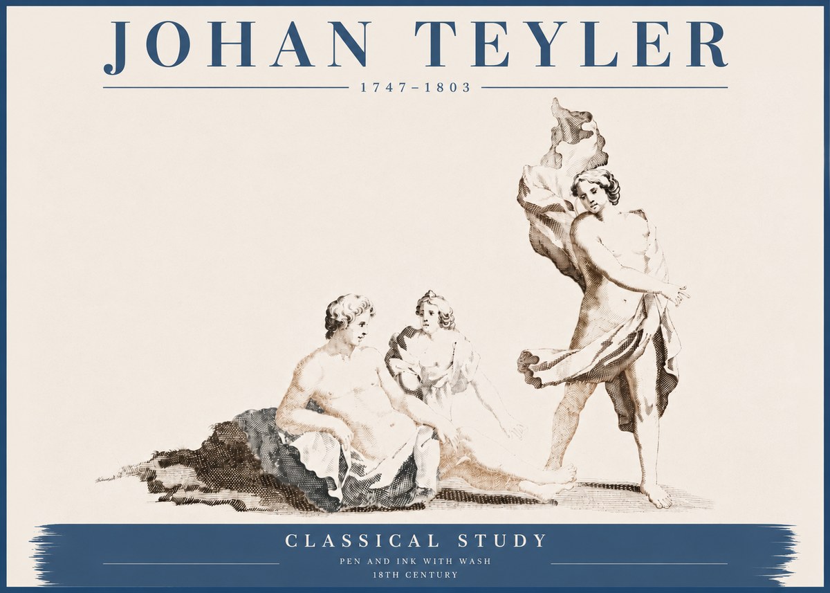 Johan Teyler Classical Study I No4 - Póster
