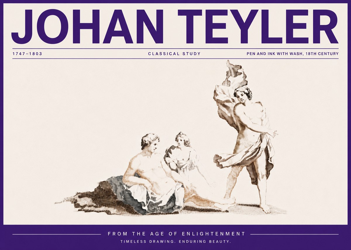 Johan Teyler Classical Study I No5 - Póster