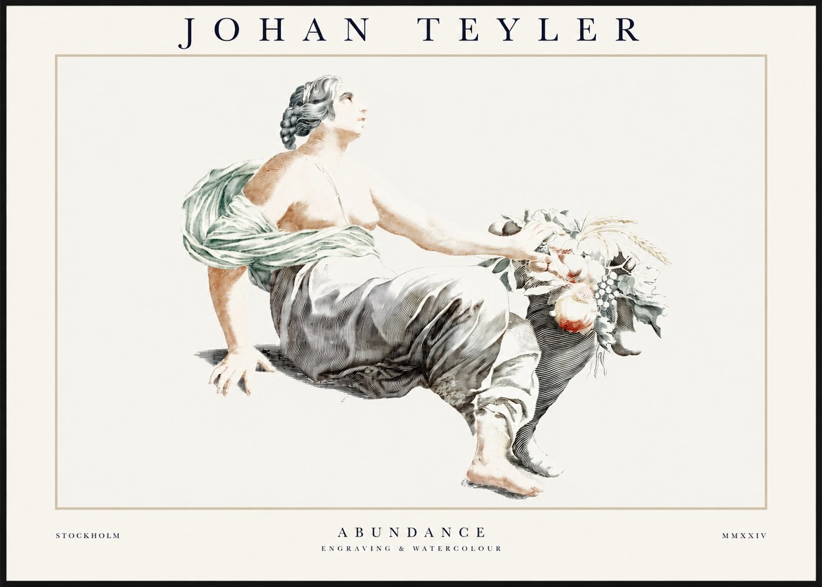 Johan Teyler Abundance No1 - Póster