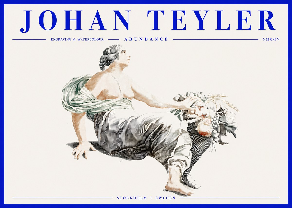 Johan Teyler Abundance No4 - Póster