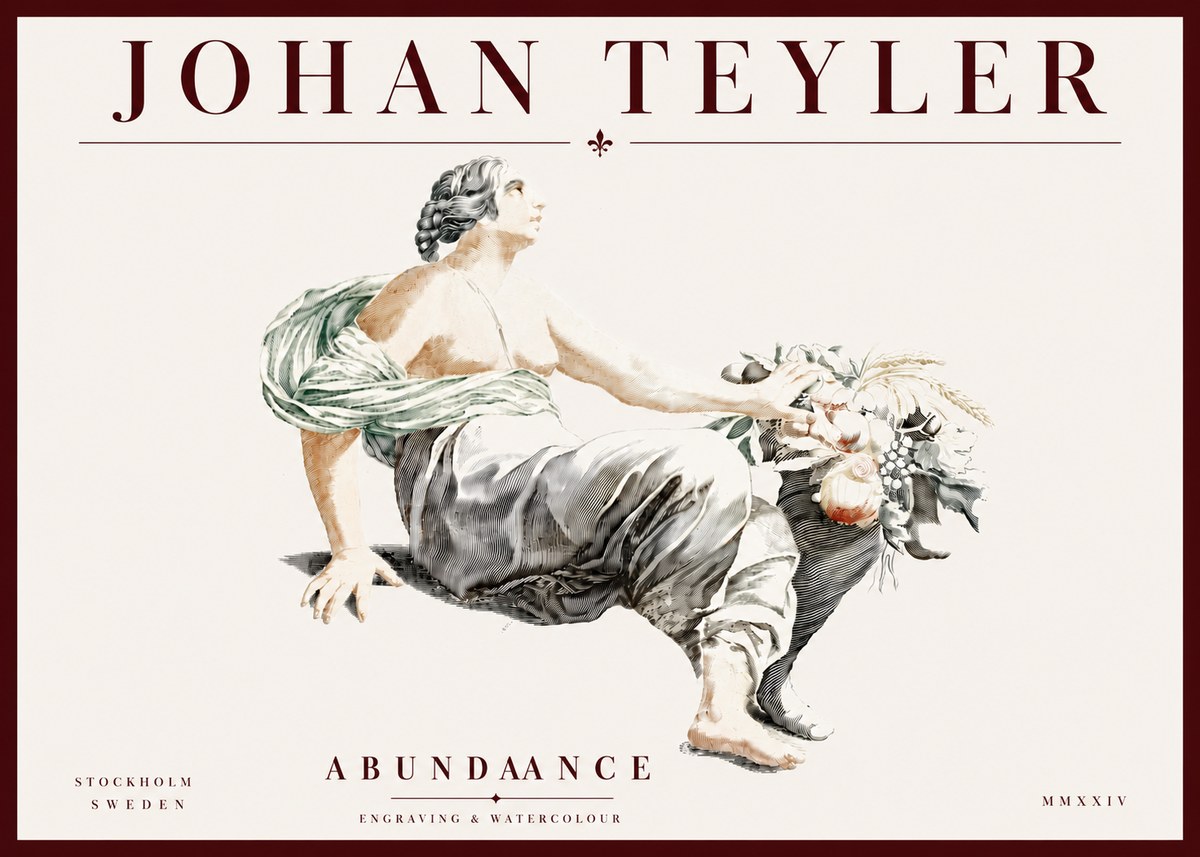 Johan Teyler Abundance No5 - Póster