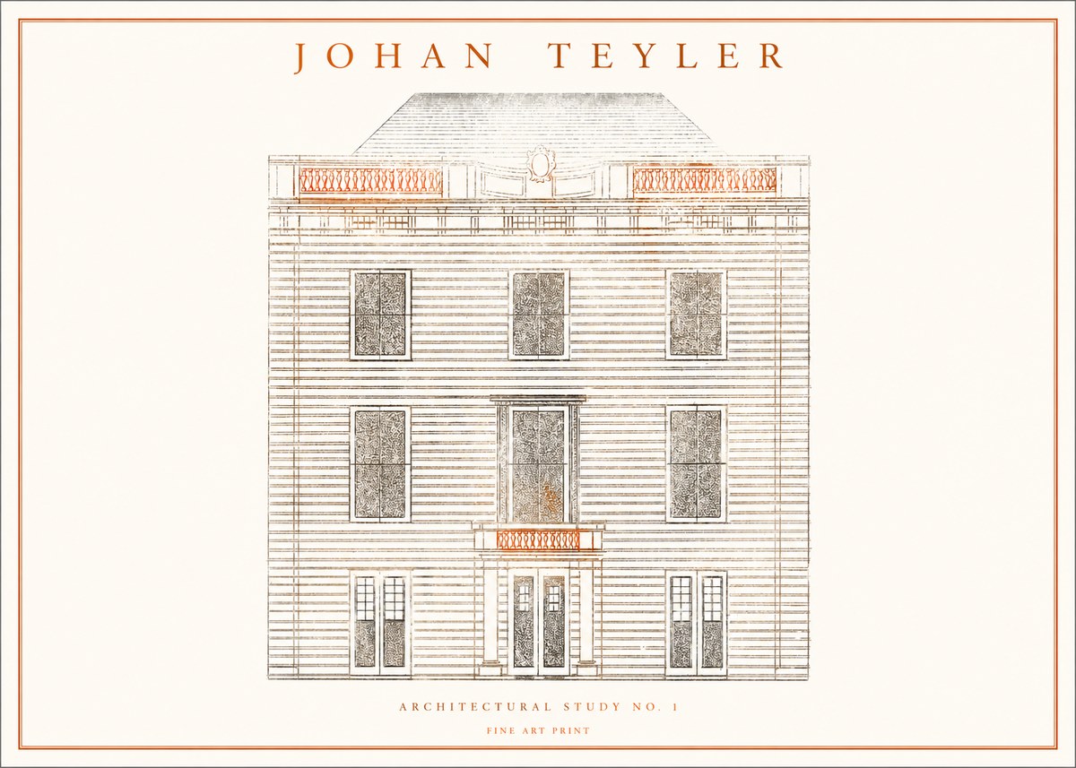 Johan Teyler Architectural Study No. 1 II No1 - Póster