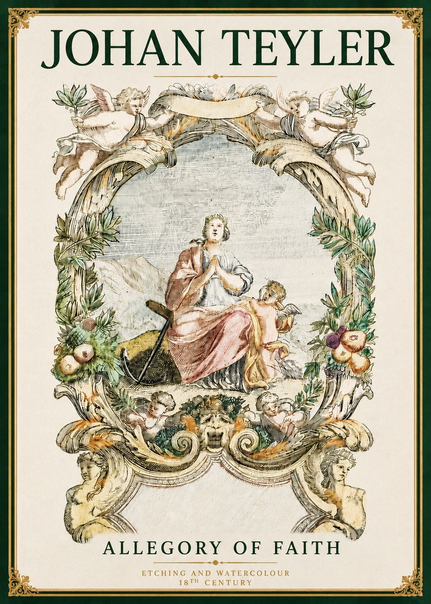 Johan Teyler Allegory of Faith No4 - Póster