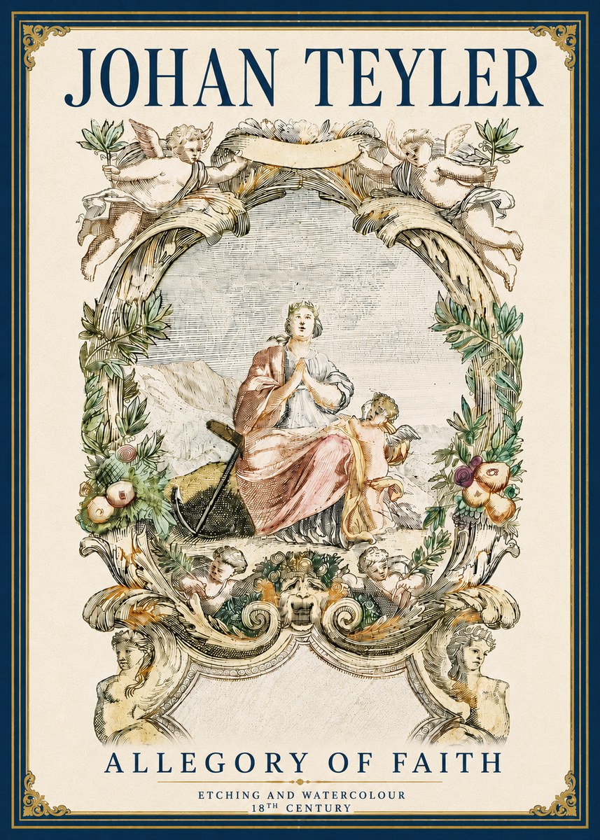 Johan Teyler Allegory of Faith No6 - Póster