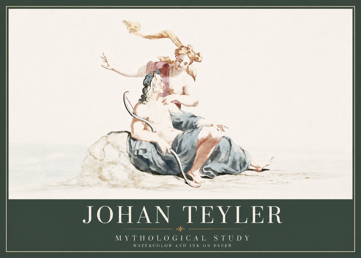 Johan Teyler Mythological Study No3 - Póster