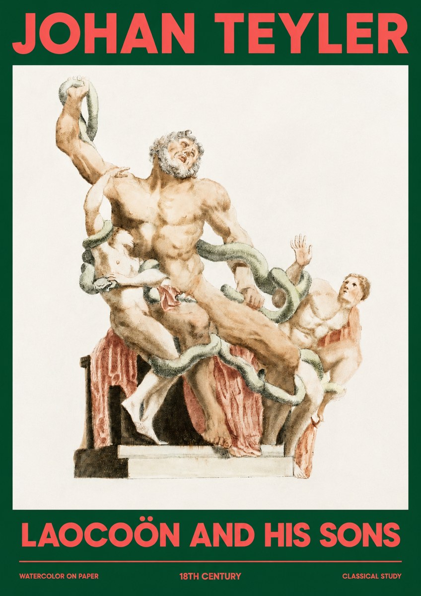 Johan Teyler The Laocoön Group No4 - Póster