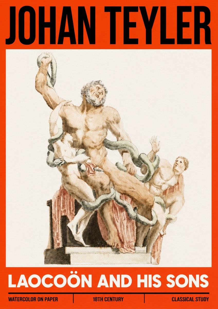 Johan Teyler The Laocoön Group No6 - Póster