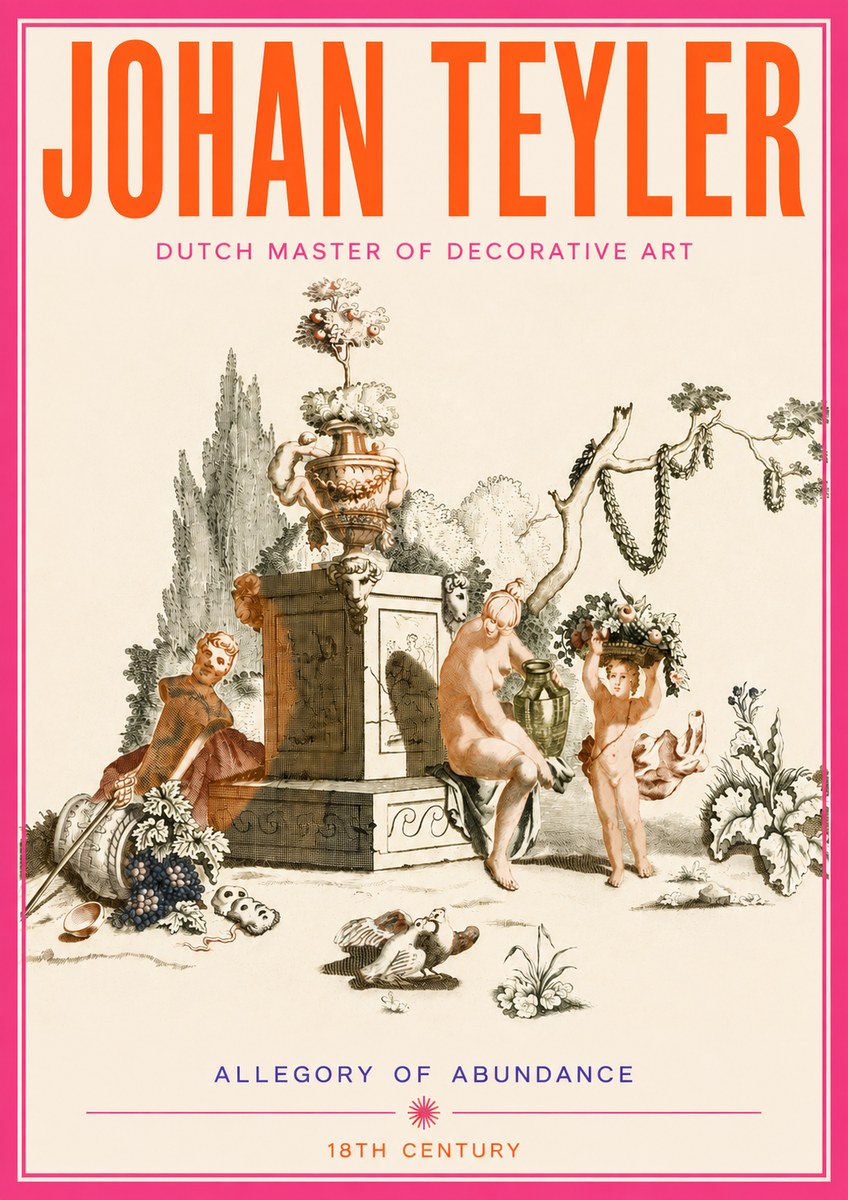 Johan Teyler Allegory of Abundance No4 - Póster