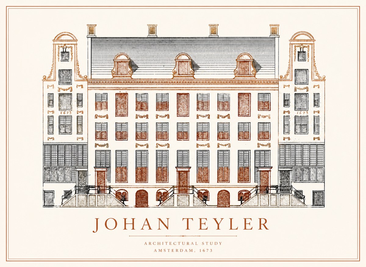 Johan Teyler Architectural Study VIII No1 - Póster