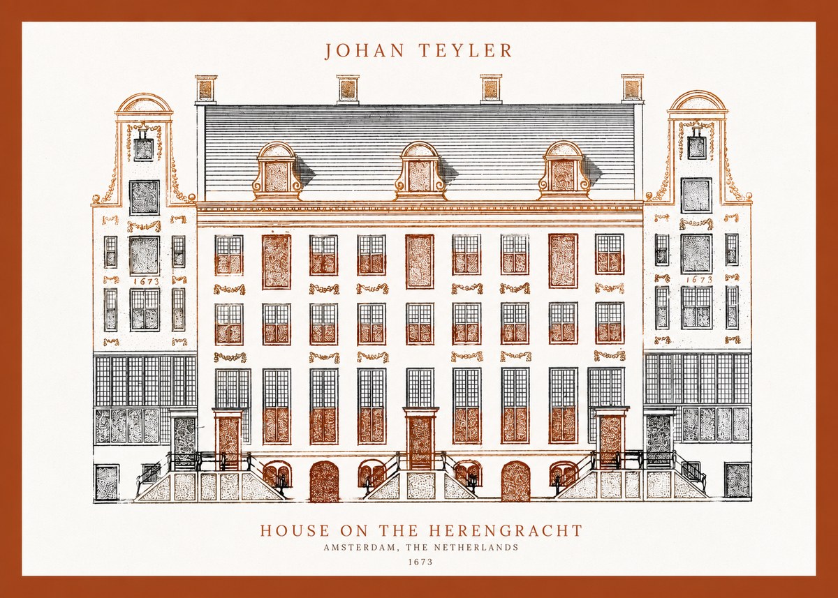 Johan Teyler Architectural Study VIII No4 - Póster