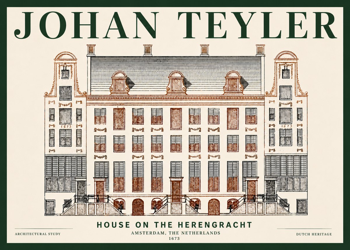 Johan Teyler Architectural Study VIII No6 - Póster