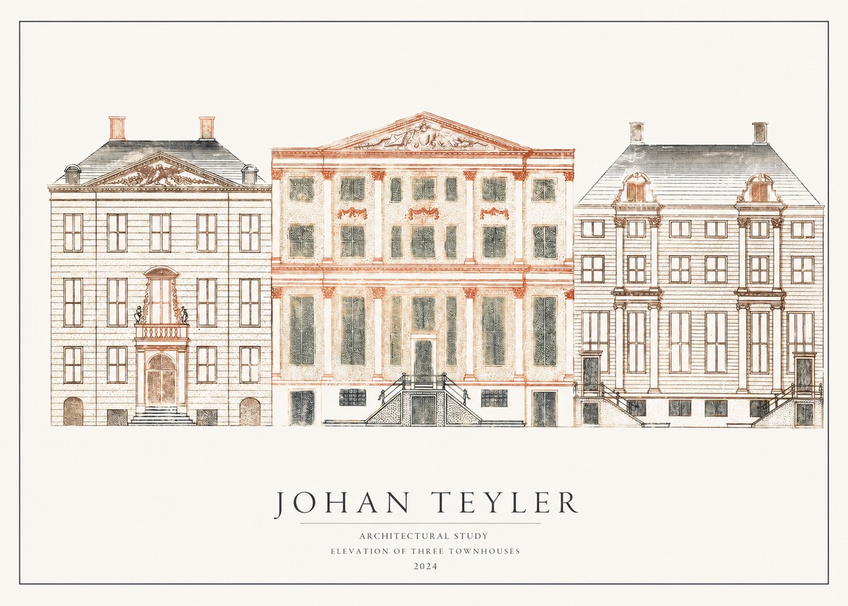 Johan Teyler Architectural Study IX No2 - Póster