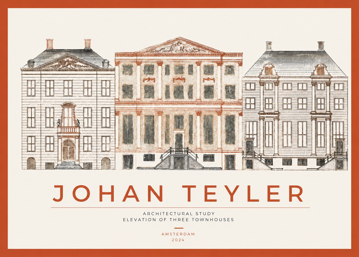 Johan Teyler Architectural Study IX No3 - Póster