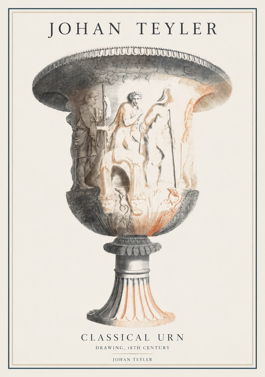 Johan Teyler Classical Urn No1 - Póster
