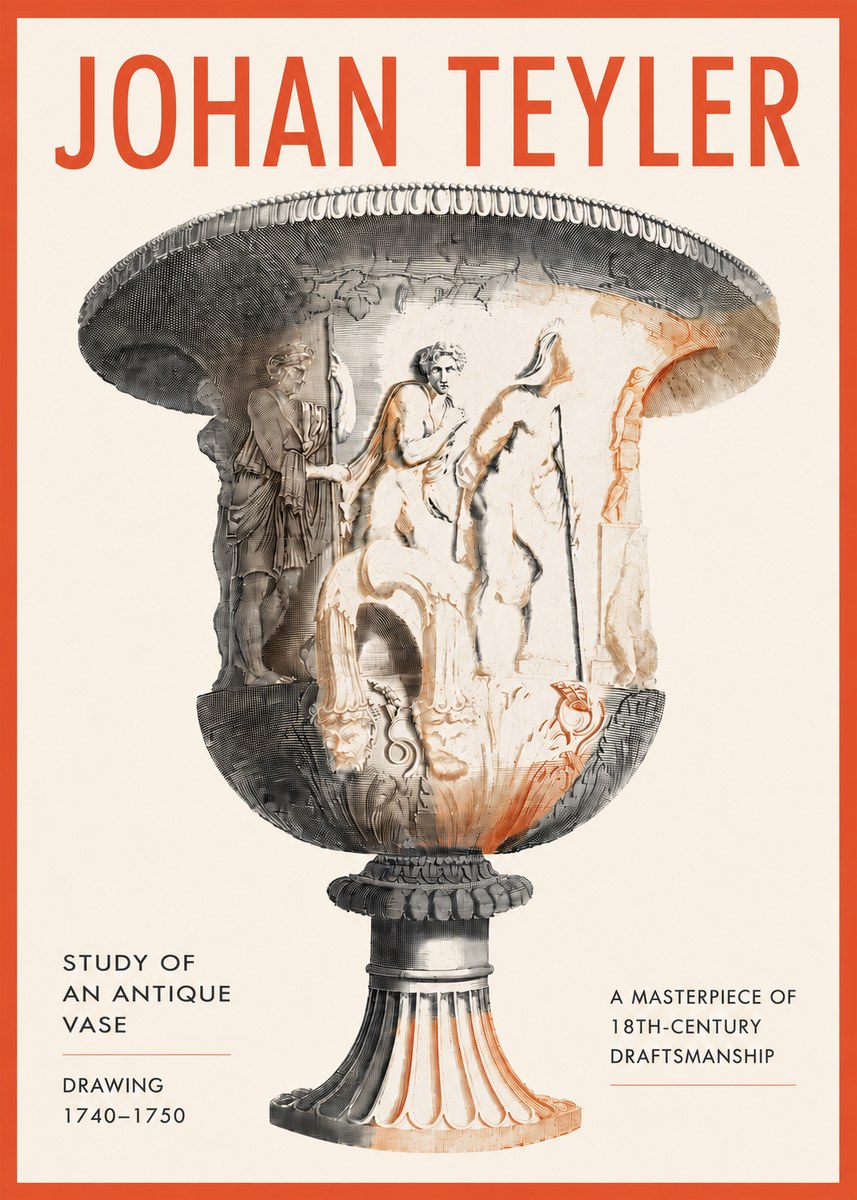 Johan Teyler Classical Urn No4 - Póster