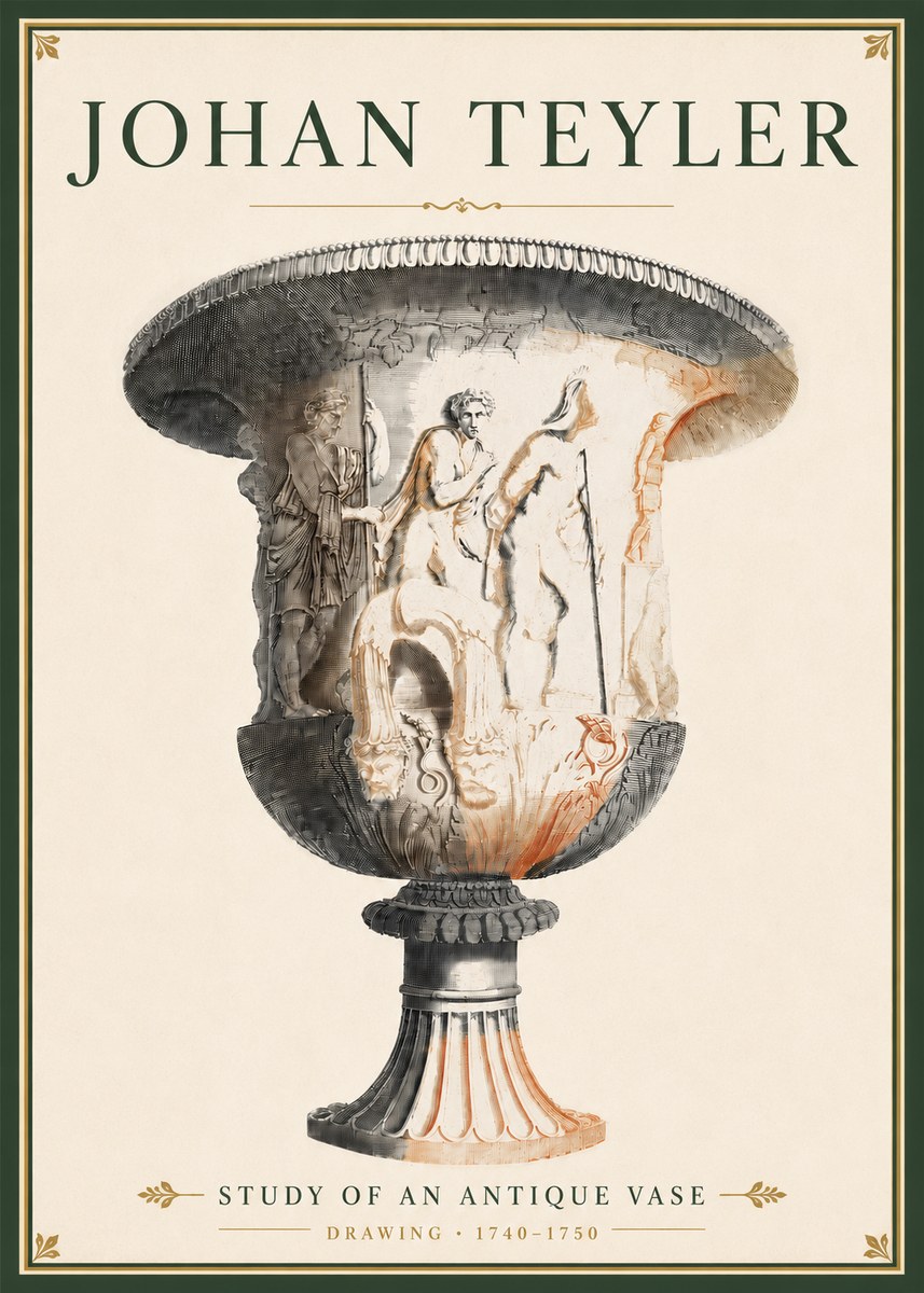 Johan Teyler Classical Urn No5 - Póster