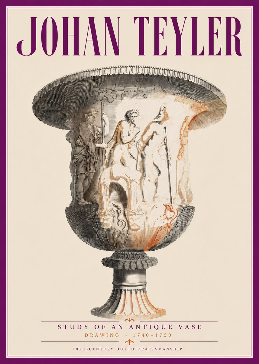 Johan Teyler Classical Urn No6 - Póster