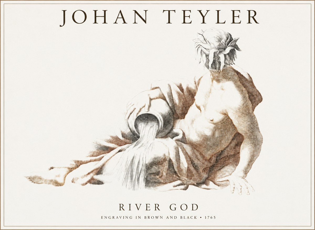 Johan Teyler River God No1 - Póster