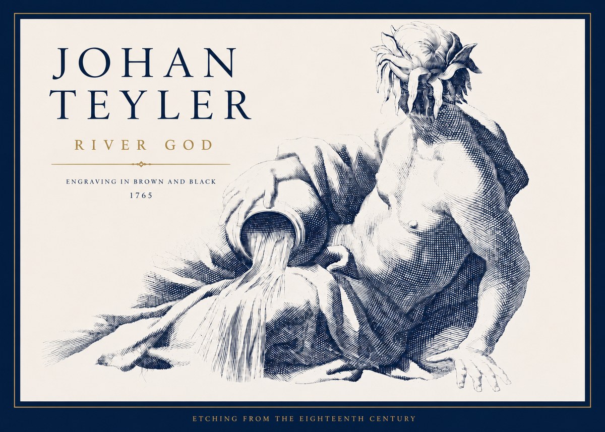 Johan Teyler River God No3 - Póster