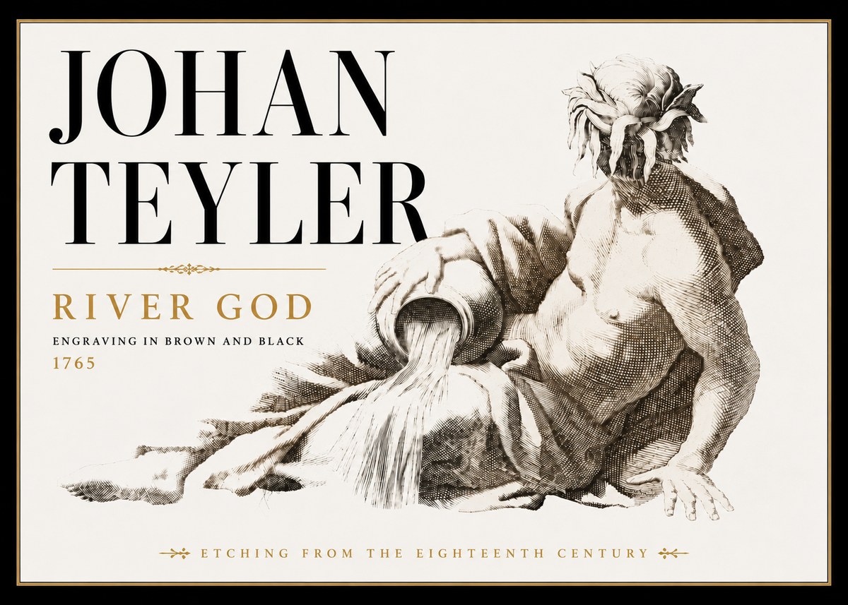Johan Teyler River God No6 - Póster