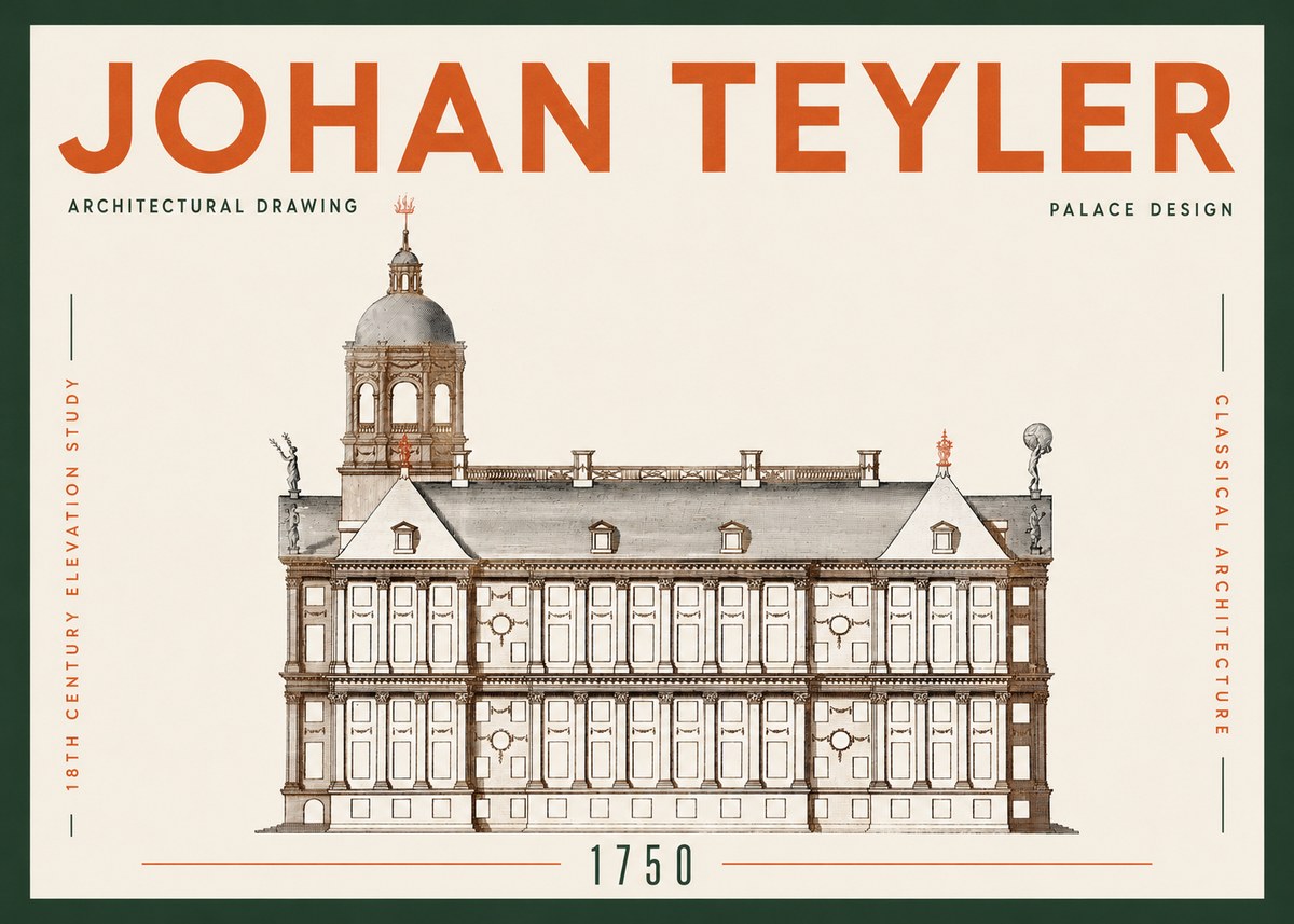 Johan Teyler Palace Design No5 - Póster