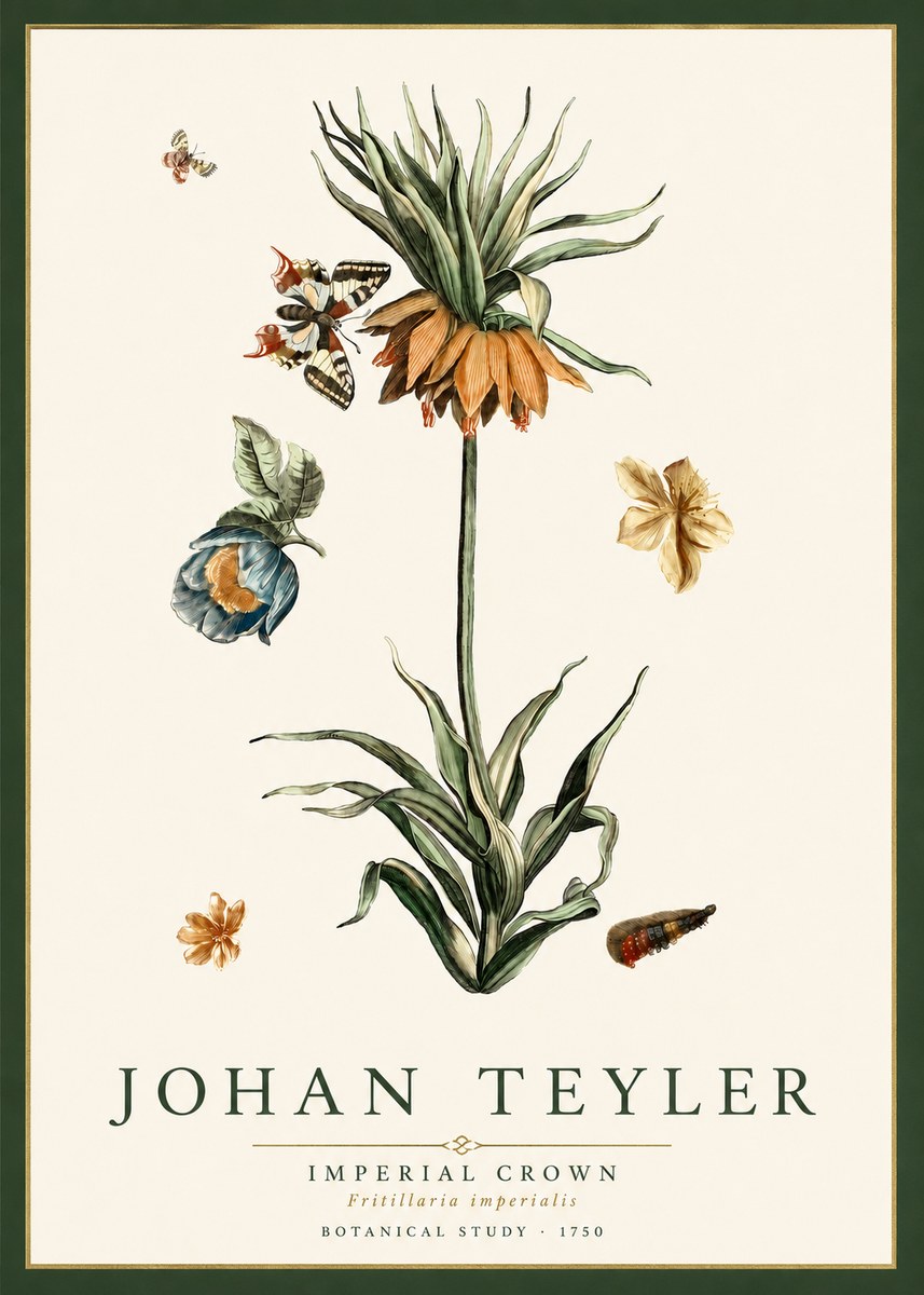 Johan Teyler Crown Imperial No5 - Póster