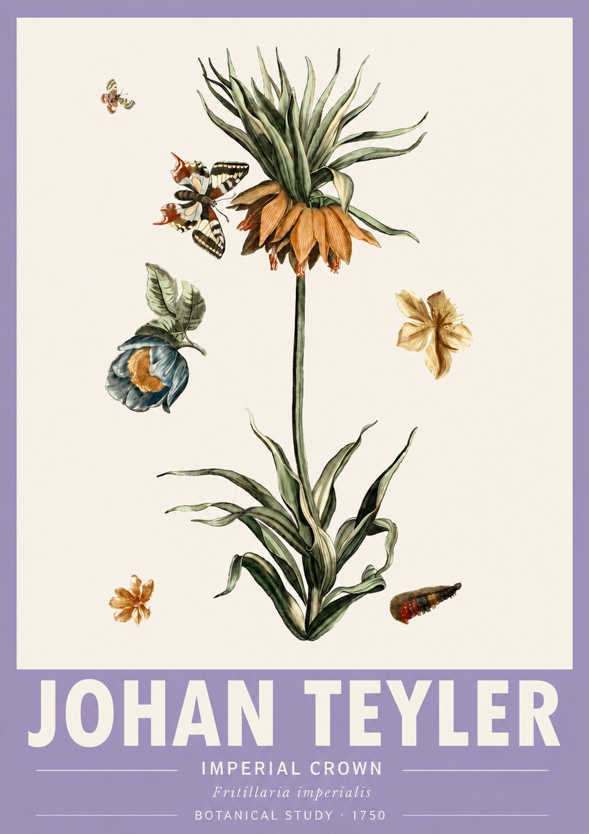 Johan Teyler Crown Imperial No6 - Póster