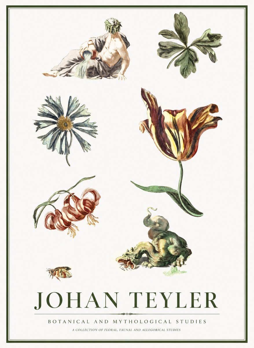 Johan Teyler Botanical and Mythological Studies No1 - Póster