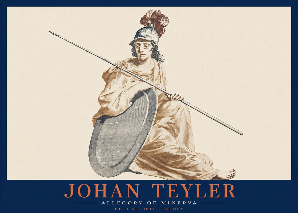 Johan Teyler Allegory of Minerva No2 - Póster