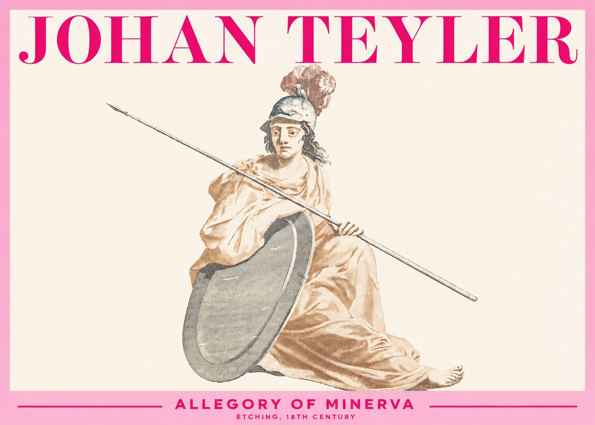 Johan Teyler Allegory of Minerva No3 - Póster