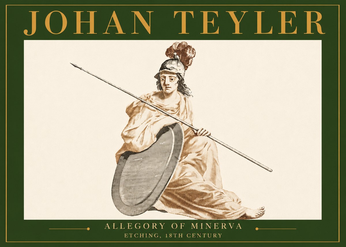 Johan Teyler Allegory of Minerva No4 - Póster