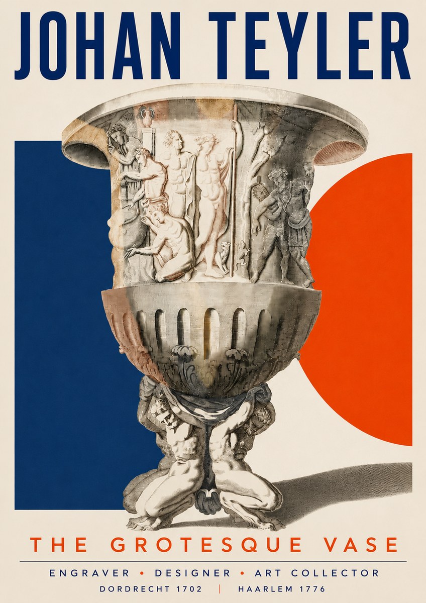 Johan Teyler The Grotesque Vase No4 - Póster